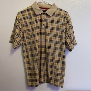 Burberry Mens size small Polo Shirt